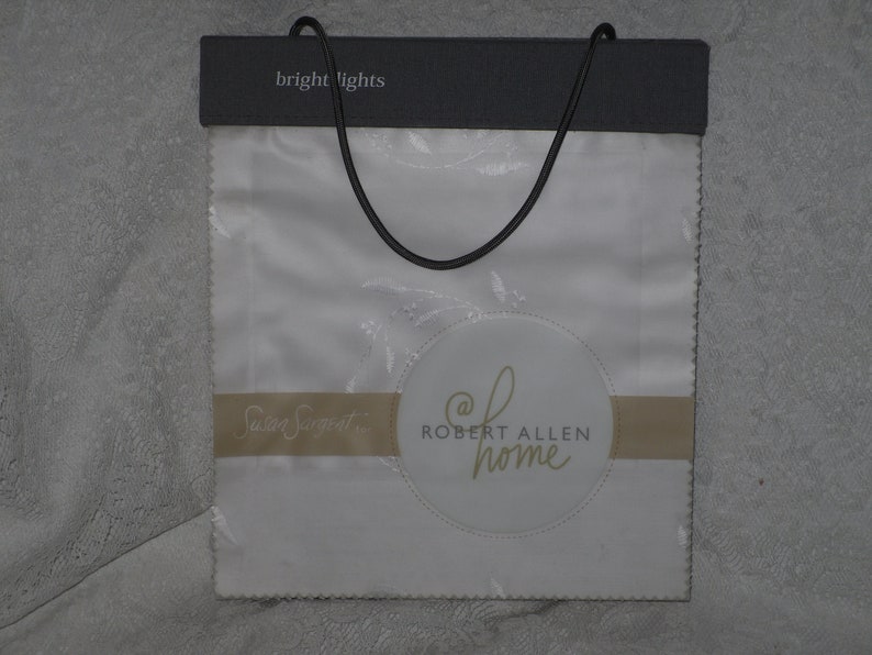Robert Allen Home Fabric Sample Book Bright Lights Sheer 62 Swatch Pieces