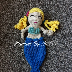 Mermaid lovey, mermaid plush, under the sea doll