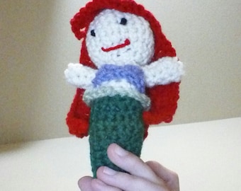 Ariel Amigurumi Doll - Crochet Mermaid Toy