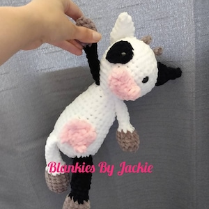 Cow ragdoll, cow plush, cow stuffed animal, barnyard animal