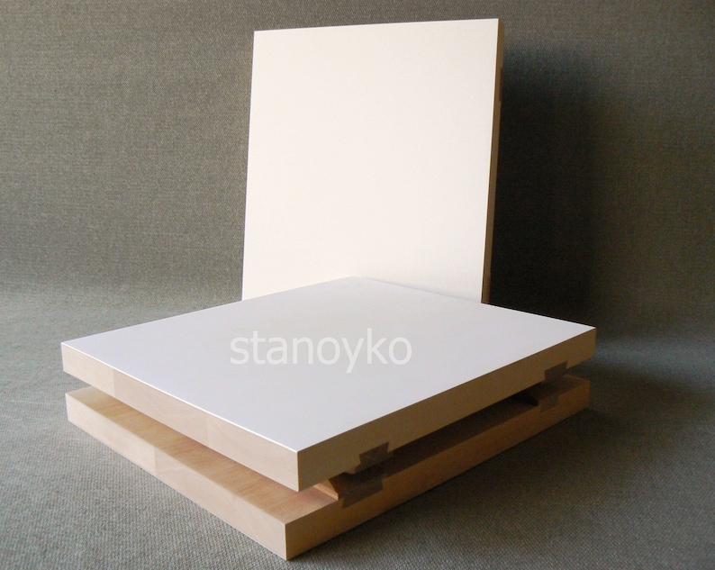 Icon board 30x35 cm flat 11.81x13.78 inches gessoed