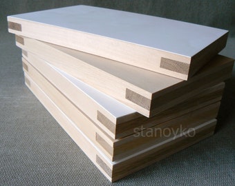 Ikonbräda 17 x 28 cm (6,69 x 11,02 tum) gesso, platt
