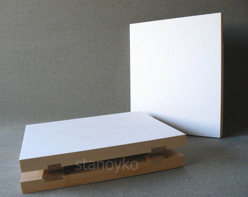 Icon board 30x35 cm flat 11.81x13.78 inches gessoed