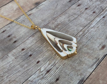 Cut Shell Necklace - Etsy