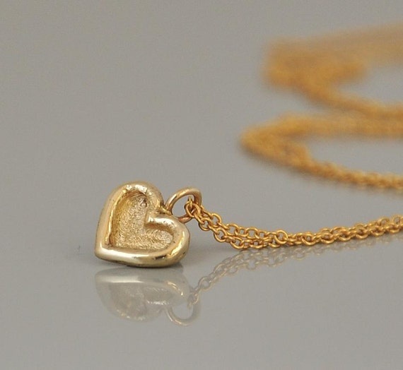 Gold Bird Necklace - 14k Sparrow Bird pendant, Gold Sparrow Necklace