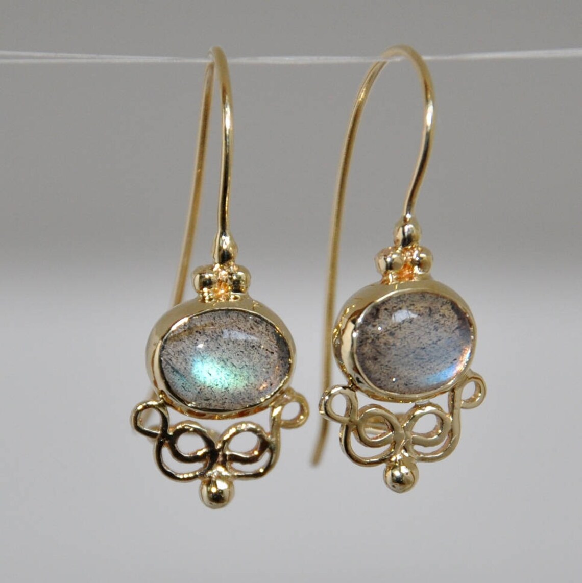 Fine Jewelry earring 14k Gold Gemstone Earrings 14 K Gold Etsy