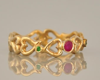 Gold Ruby Ring, Ruby Ring, Ruby Engagement Ring, Unique Engagement Ring, Gold Engagement Ring, Solid Gold Ring, 14k Gold Ring, Gold and Ruby
