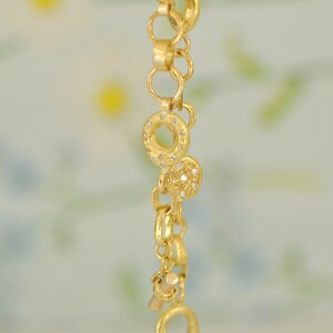 18k gold diamond bracelet, Diamond Bracelet, Solid Gold Bracelet, 18k Solid Gold Bracelet, Solid Gold Jewelry For Woman, Gold Chain Bracelet