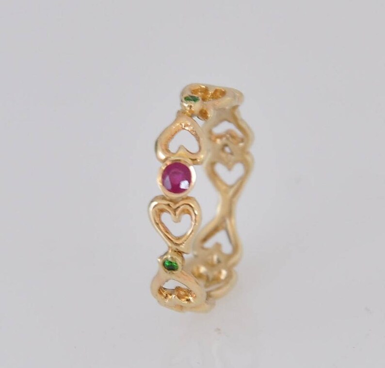 Gold Ruby Ring, Ruby Ring, Ruby Engagement Ring, Unique Engagement Ring, Gold Engagement Ring, Solid Gold Ring, 14k Gold Ring, Gold and Ruby bild 6