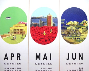 Kalender 2024 _ Postkartenkalender _ Jahreskalender_ Wandkalender