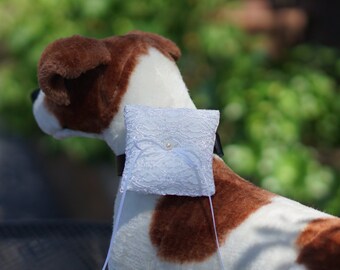 Dog Ring Bearer Pillow Dog Ring Holder Dog Ring Pillow Ring Etsy