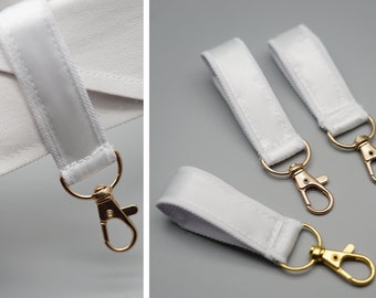 Upgrade Listing- Add a metal clasp, key FOB style ring carrier (purchase along with the collar or bandana in my shop) ADD-ON feature