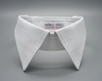 Basic dog collar, plain dog shirt collar, dog formal collar, dog wedding collar, DIY dog bow tie collar (bow not included)