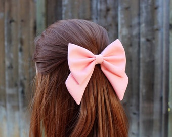 Pink bow | Etsy
