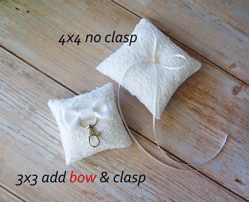 Lace Ring Bearer Pillow, Wedding Ring Pillow, Wedding Ring Holder, Ceremony Ring Pillow, Wedding Ring Cushion