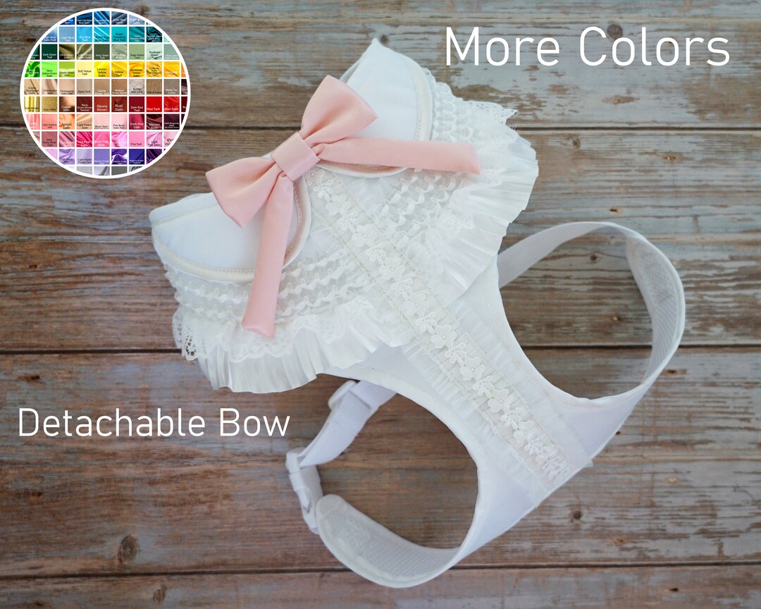 Flower Girl Dog Wedding Harness, Female Dog Wedding Attire, Dog Ring