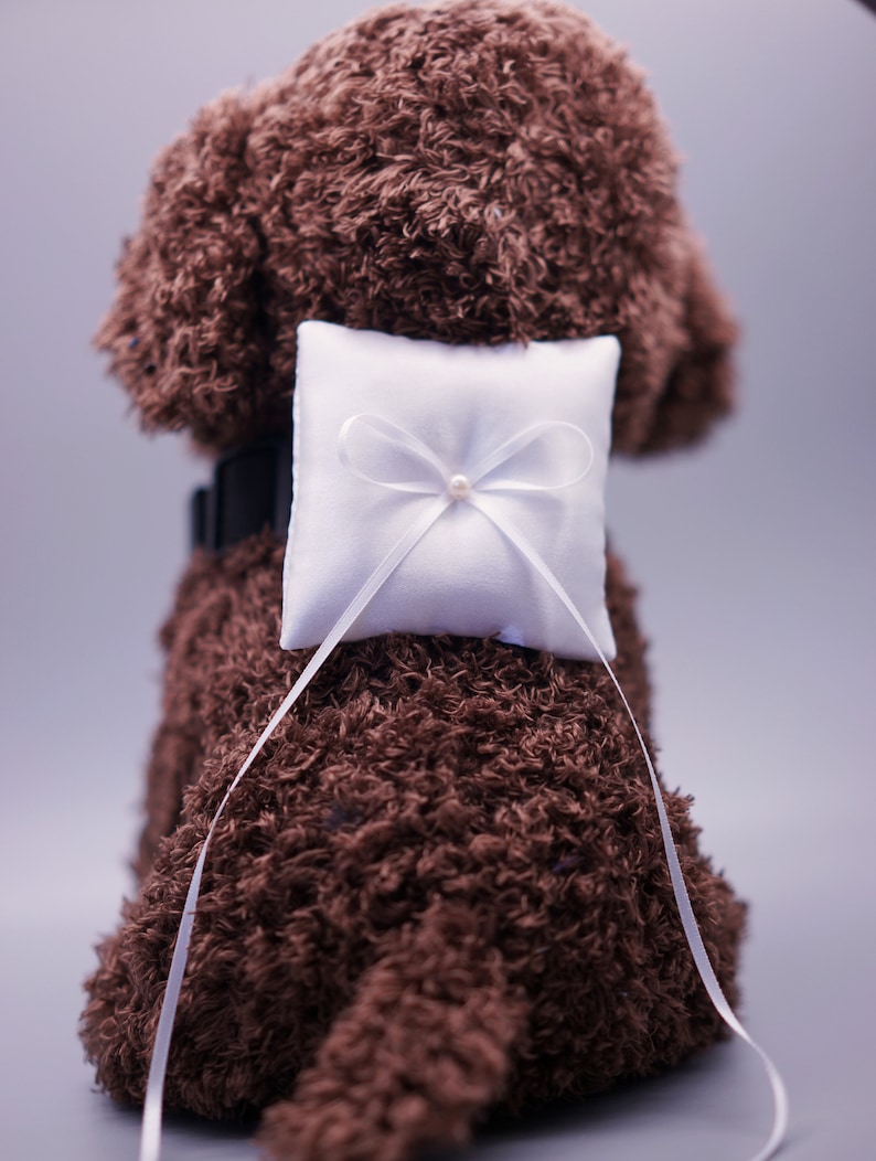 Dog Ring Bearer Pillow Dog Ring Holder Dog Ring Pillow Ring Etsy
