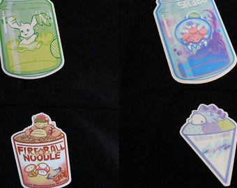 Pegatinas de snacks para nerds - Colección SH 1