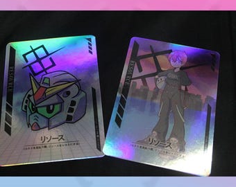 Fichas de recursos del juego de cartas coleccionables de Gundam - Juego de cartas de Gundam - Arte original de SH Studios