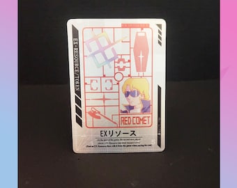 EX Resource Alt Art Char Gunpla Token - Gundam Card Game - Original Art by SH Studios