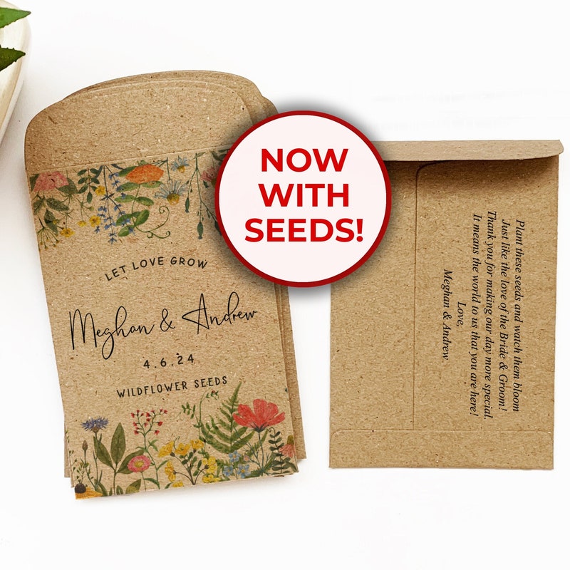 Seed Packet Favors - Etsy