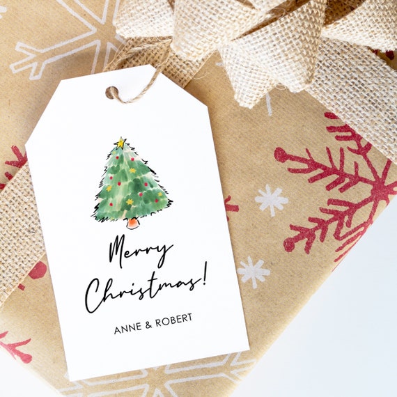 Custom Holiday Gift Tags for Presents, Baskets, and More 