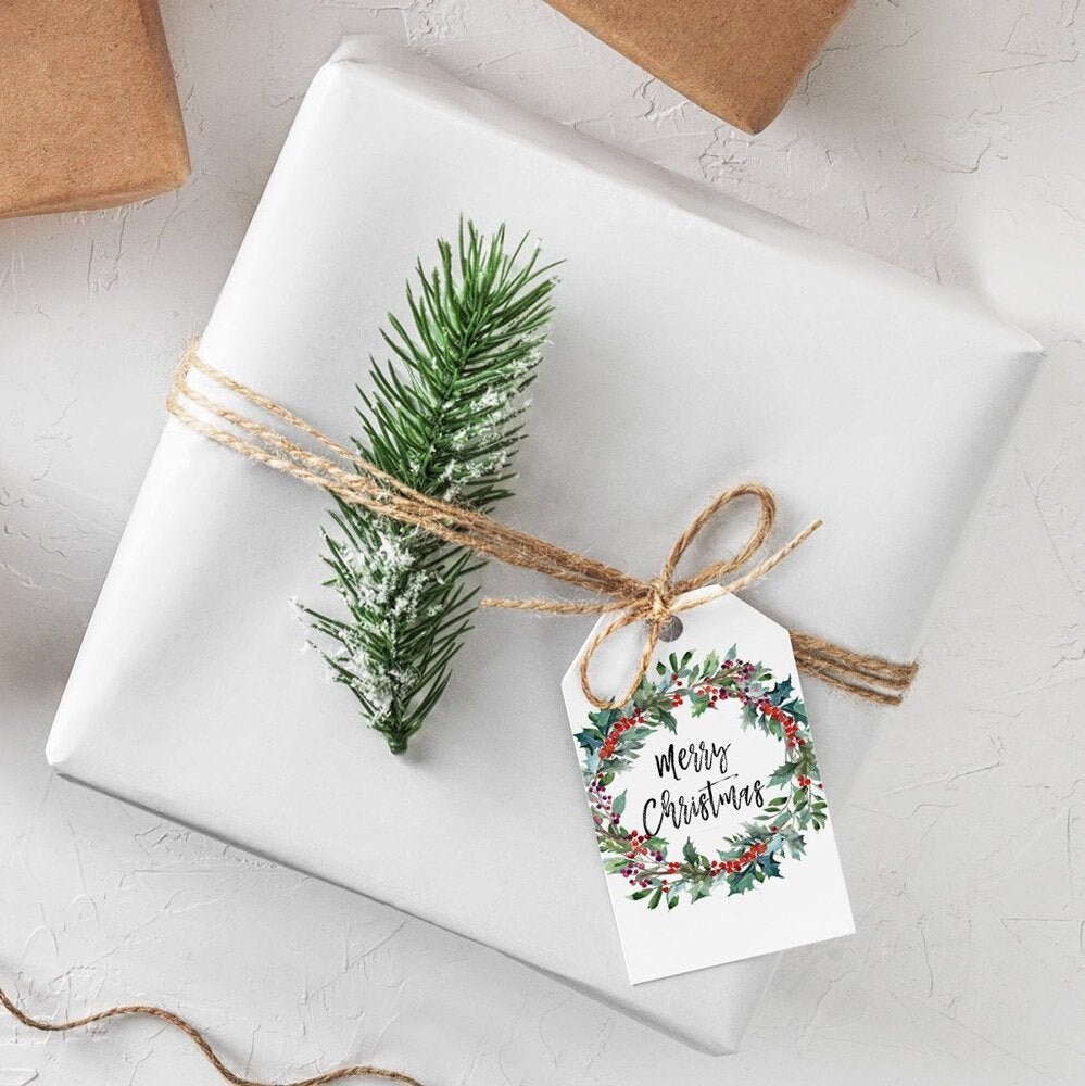 Christmas in July Merry Christmas Tags Christmas Gift Tags | Etsy