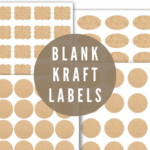 blank sticker label