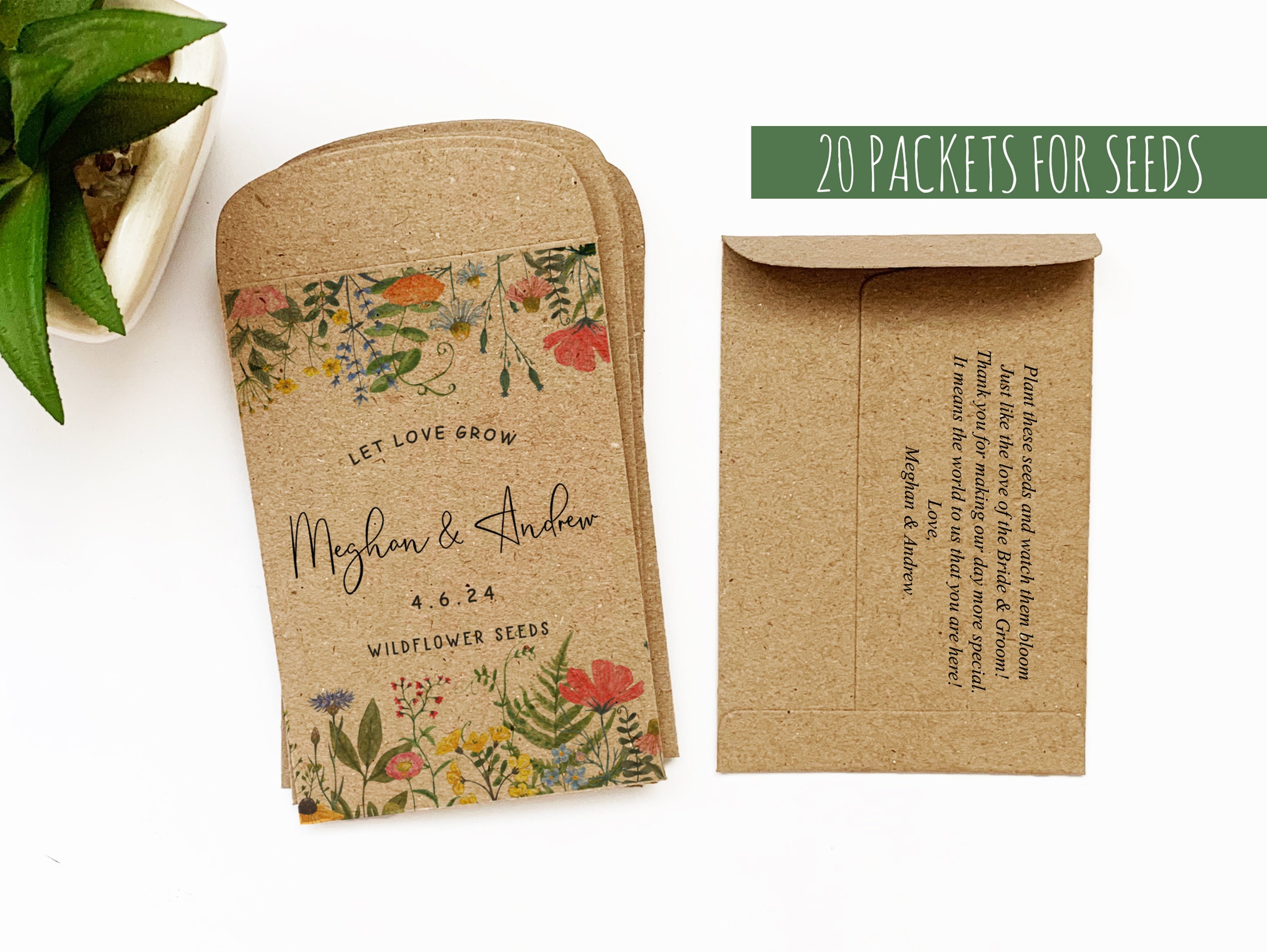 Wholesale flower seed packets For Many Packaging Needs 