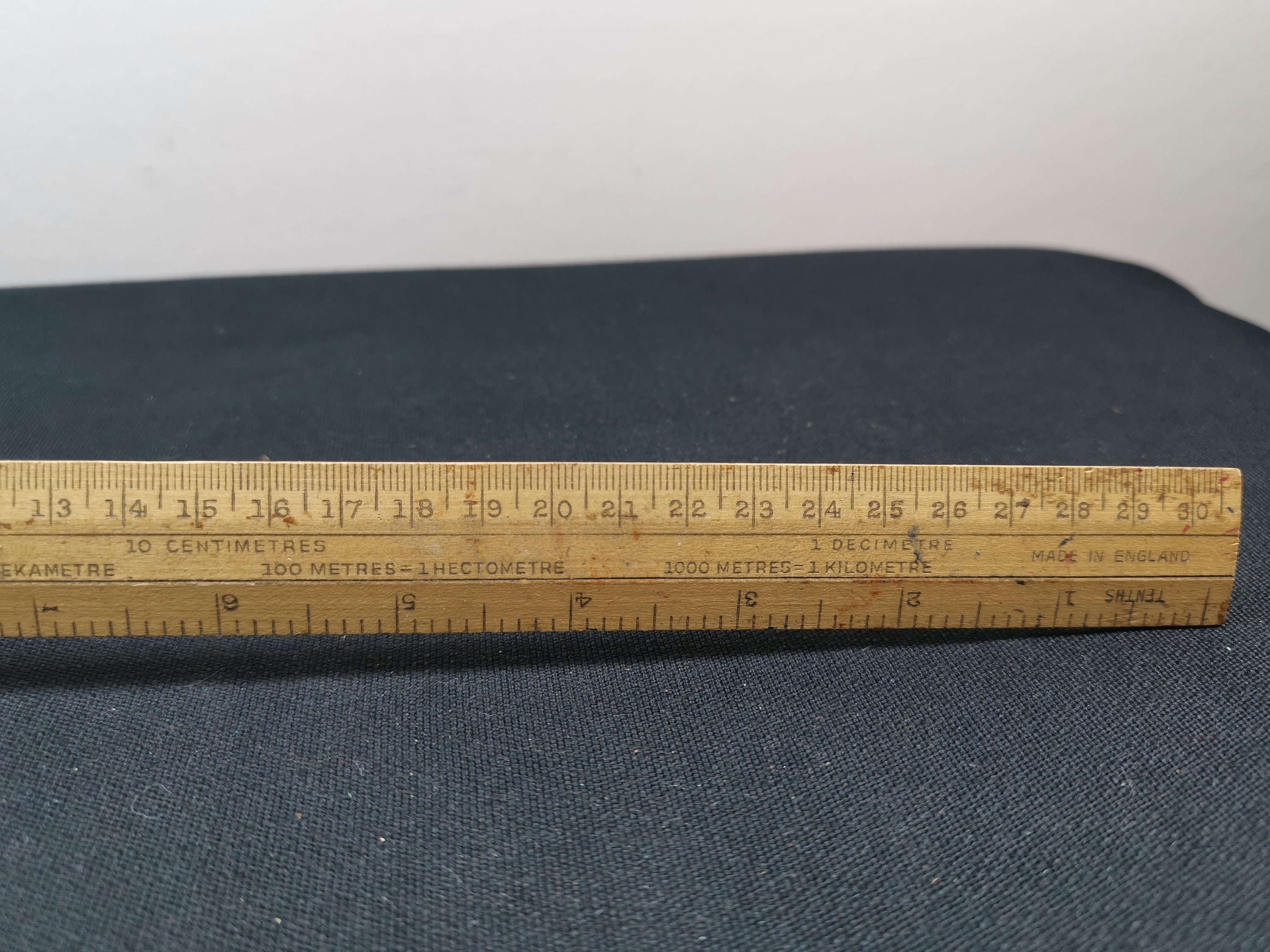 Vintage Wood Ruler Foot Inches Centimetres Millimetres Wooden - Etsy UK