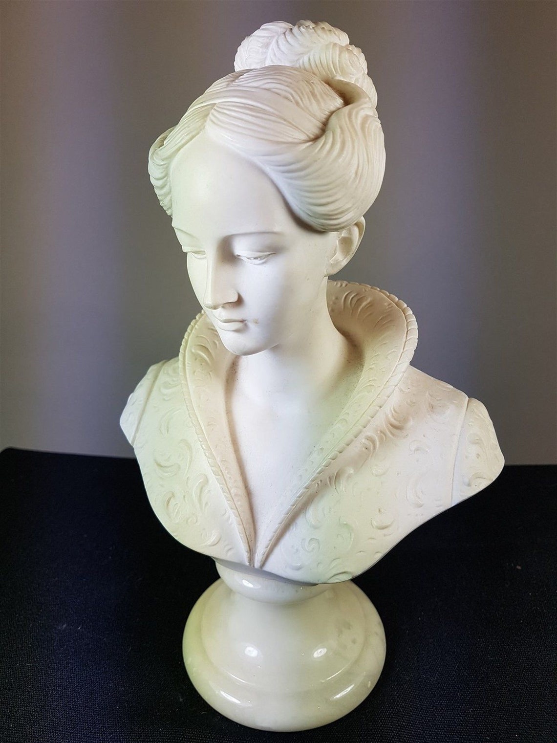 Vintage Arnoldo Giannelli Lady Bust Sculpture Statue Figurine Etsy