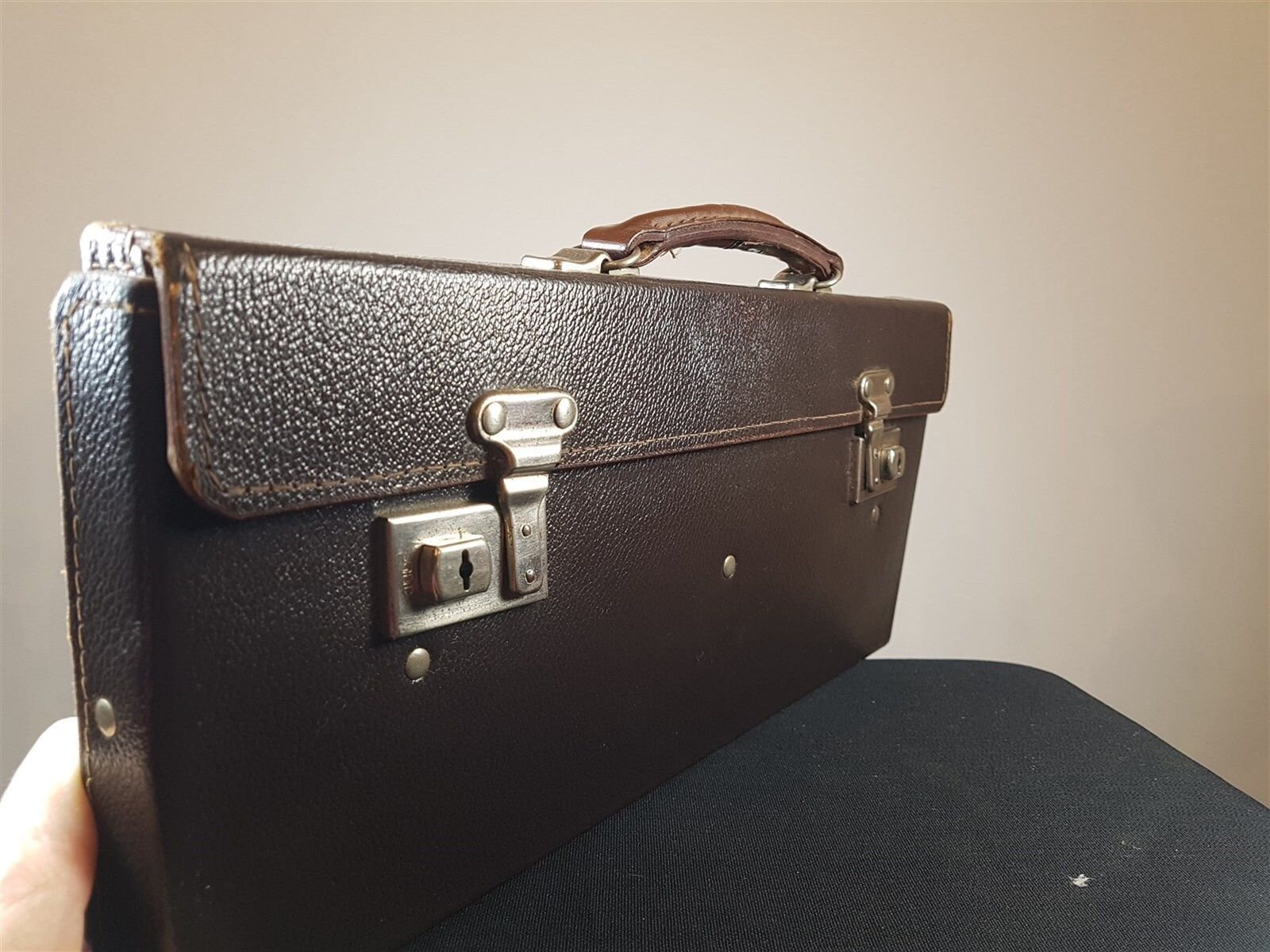Vintage Brown Leather Jewelers Traveling Jewelry Salesman | Etsy