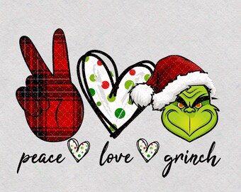 Free Free Peace Love Grinch Svg Free 934 SVG PNG EPS DXF File