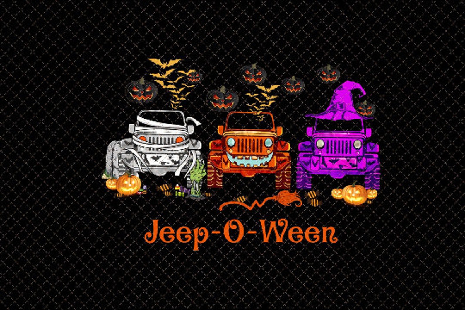 Jeepoween Png Pompoen Halloween Happy Halloween Jeep Lover Etsy