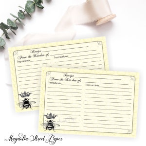 Afdrukbare Bride to Bee-receptkaart voor douche, 4 x 6 Bumble Bee of Honey Bee-receptbijsluiter, bruiloft- of housewarmingcadeau, direct downloaden