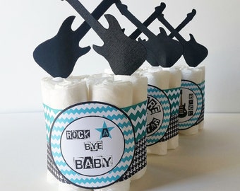 Guitar Diaper Cake Etsy Guitar Diaper Cake Etsy