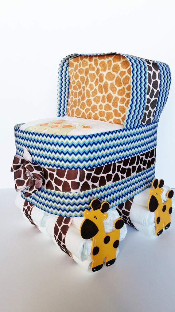 Baby Carriage Diaper Stroller Diaper Bassinet Safari Diaper Cake