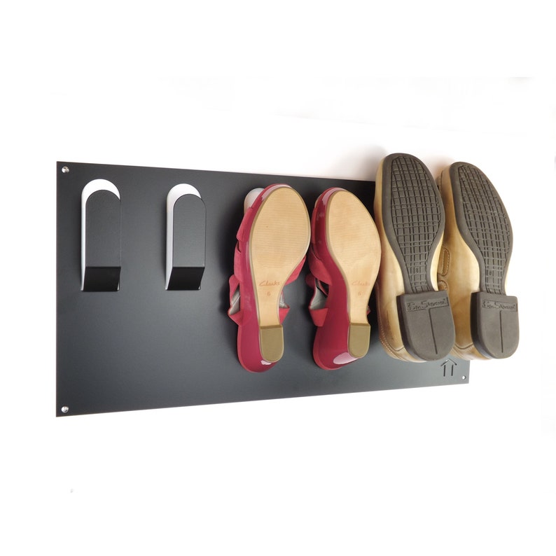 Wall Mounted Shoe Rack Etsy