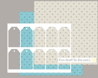 Tag One - Digital Transparent Overlay Template - Patterns & How To