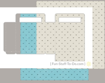 Treat Bag 1 - Digital Transparent Overlay Template Package