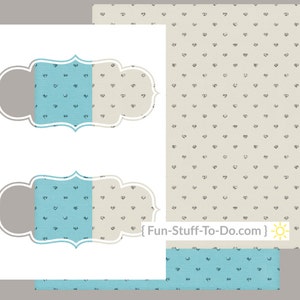 Label Three - Large - Digital Transparent Overlay Template