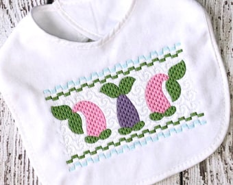 マーメイドフェイクスモッキング - マーメイド刺繍デザイン - ビーチ刺繍デザイン - 夏の刺繍