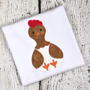 Rooster Applique Embroidery Design - Chicken Applique Design - Farm Embroidery Design