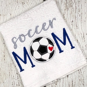 Soccer Applique Design - Soccer Mom Embroidery Design - Soccer Embroidery Saying
