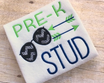 Back to School Embroidery Design - Pre-K Embroidery Design - School Embroidery Design - Embroidery Saying - Embroidery Design