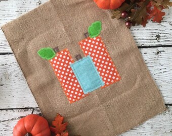 Pumpkin Applique - Fall Applique - Fall Embroidery - Thanksgiving Embroidery