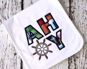 航海用アップリケ デザイン - ビーチ アップリケ デザイン - 航海用刺繍デザイン
