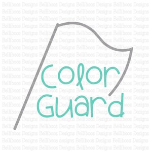 Color Guard Flag Print and Cut File - Color Guard Sublimation Design - Color Guard svg Design - Color Guard Cut File