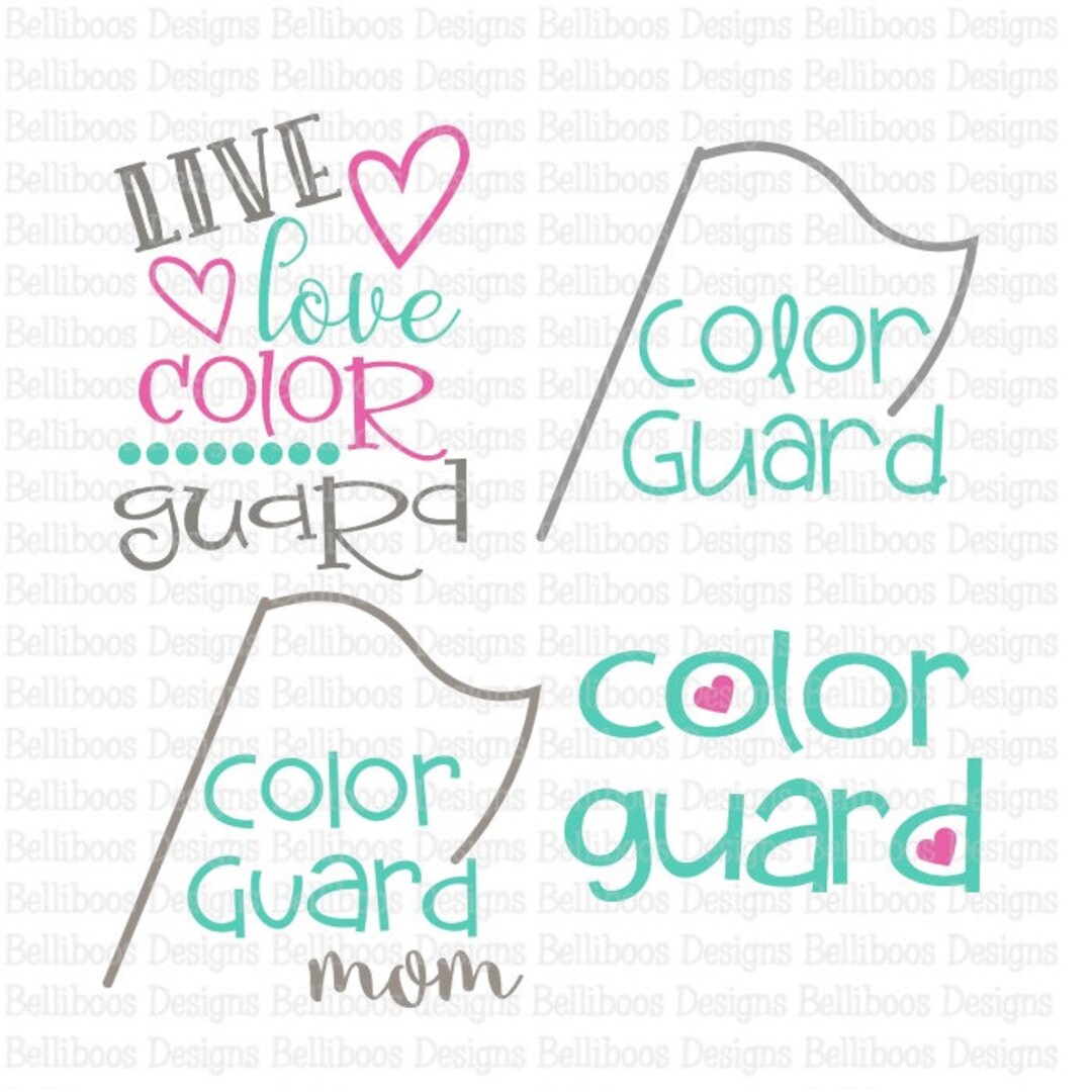 Color Guard Svg Cut File - Color Guard Cut File - Color Guard ...