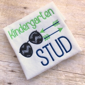 Back to School Embroidery Design - Back to School Applique - School Embroidery Design - Kindergarten Embroidery Design - Embroidery Saying